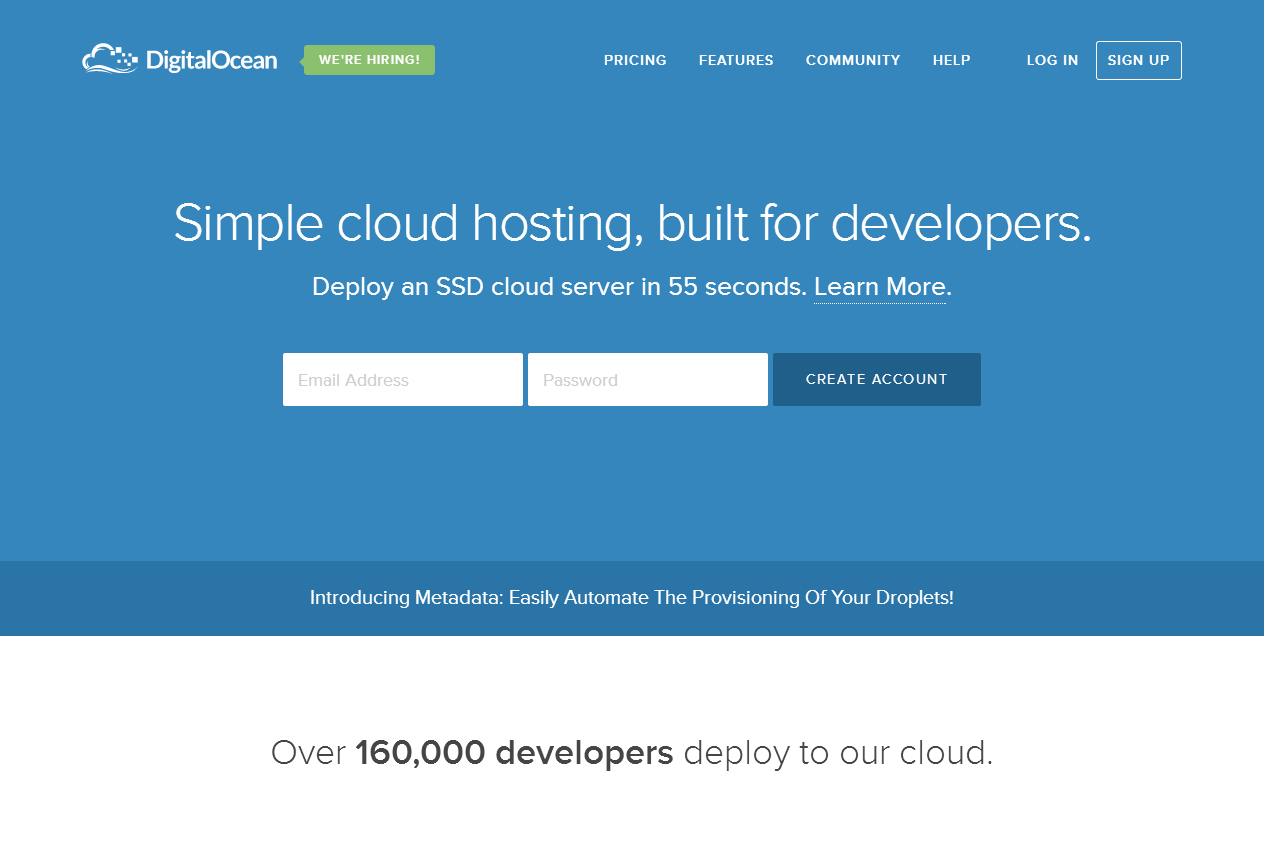 Build host. DIGITALOCEAN. DIGITALOCEAN sign in. Digital Ocean account. DIGITALOCEAN sign in verification code.